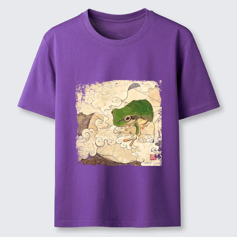 Tokyo-Tiger Vintage Frog Painting Classic T-Shirt