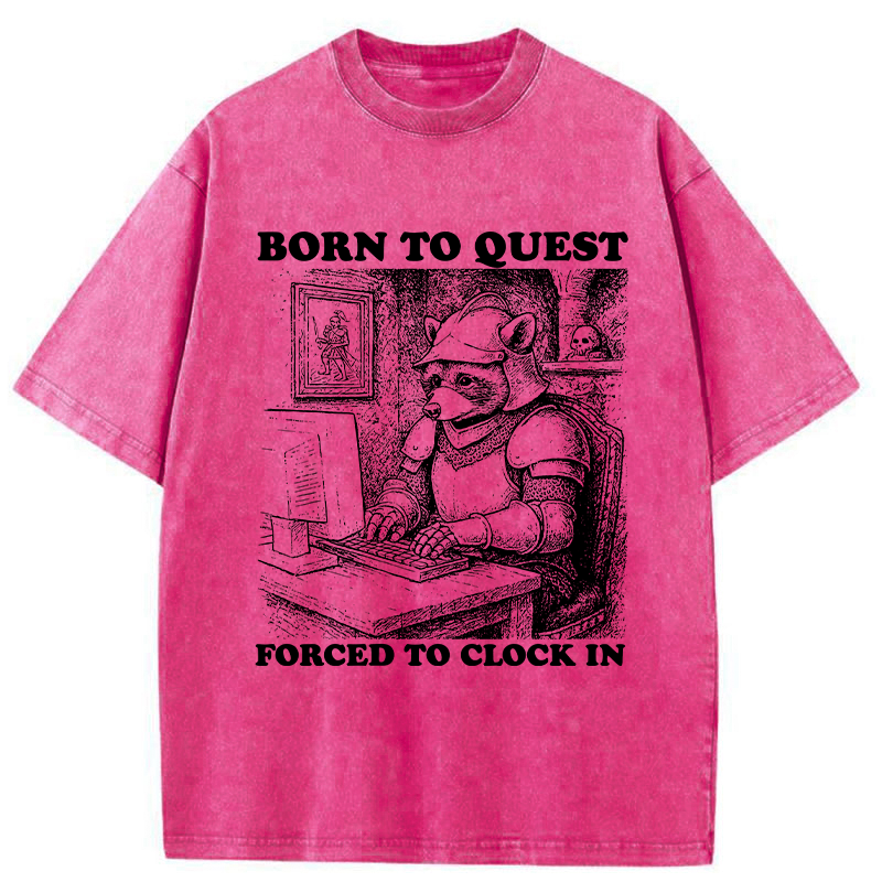 Tokyo-Tiger Loss Of Freedom Due To Work Washed T-Shirt