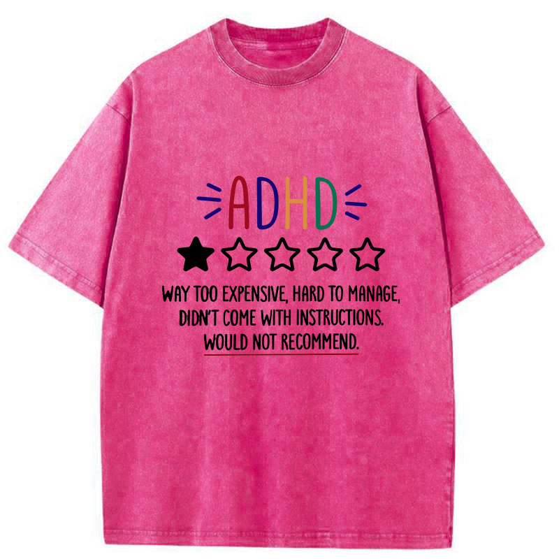 Tokyo-Tiger Evaluate ADHD Washed T-Shirt
