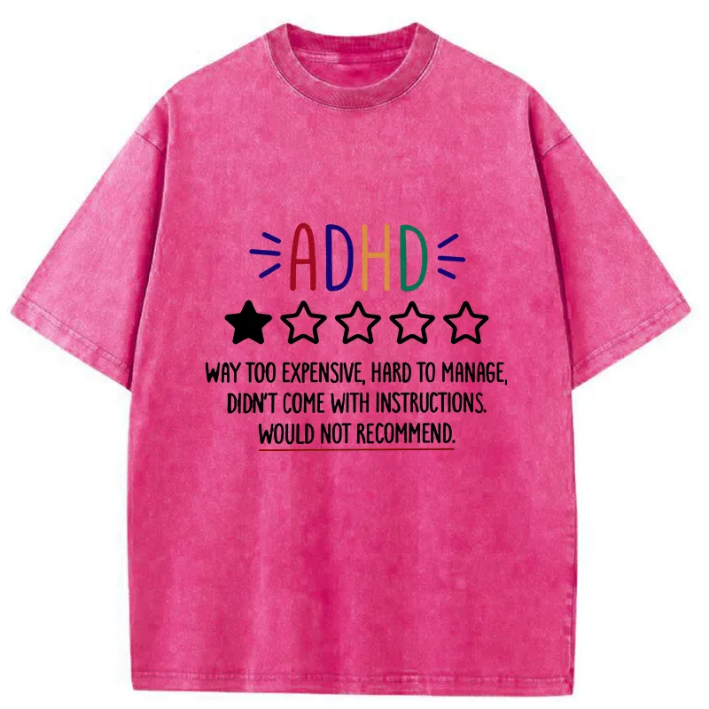 Tokyo-Tiger Evaluate ADHD Washed T-Shirt