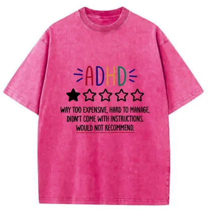Tokyo-Tiger Evaluate ADHD Washed T-Shirt