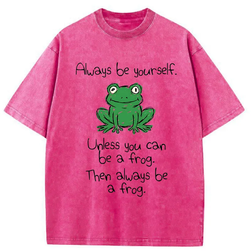 Tokyo-Tiger You Can Also Be A Frog Washed T-Shirt
