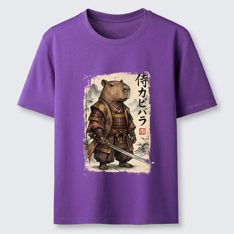 Tokyo-Tiger Samurai Capybara Classic T-Shirt