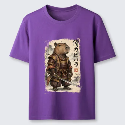Tokyo-Tiger Samurai Capybara Classic T-Shirt