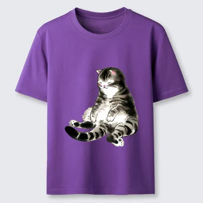 Tokyo-Tiger Ink Painting Cute Cat Classic T-Shirt
