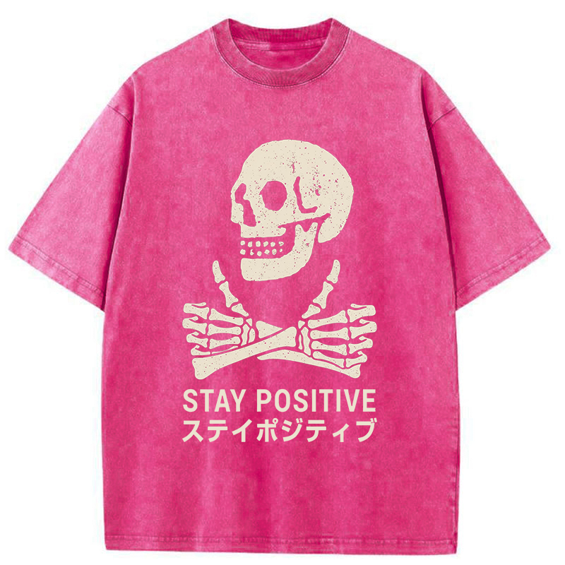 Tokyo-Tiger Optimistic Supporter Washed T-Shirt