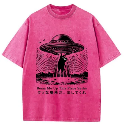 Tokyo-Tiger Please Take Me Away Washed T-Shirt