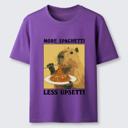 Tokyo-Tiger Capybara Eating Pasta Classic T-Shirt