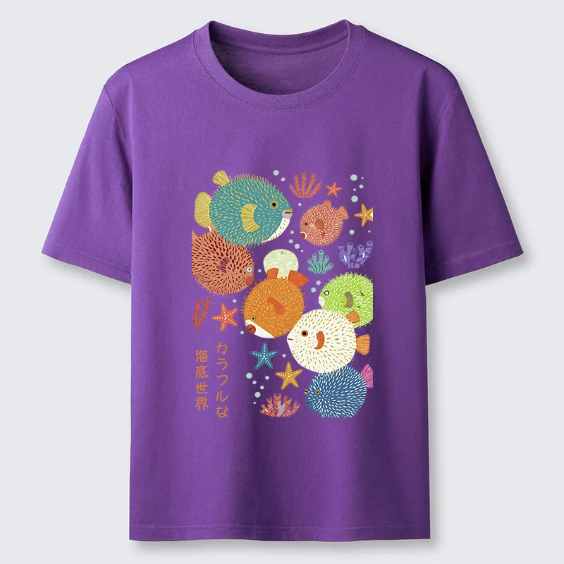 Tokyo-Tiger Japanese Fish Kanji Classic T-Shirt