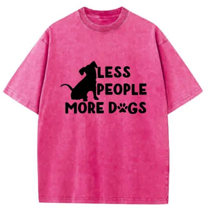 Tokyo-Tiger Fewer People More Dogs Washed T-Shirt