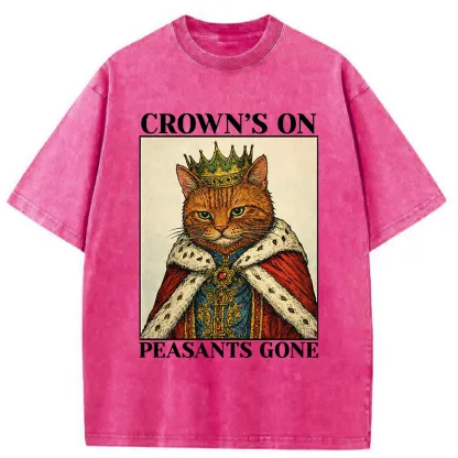 Tokyo-Tiger Today I Am My Own King Washed T-Shirt