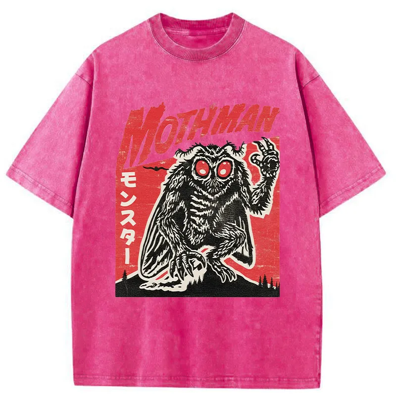 Tokyo-Tiger Retro Mothman Washed T-Shirt