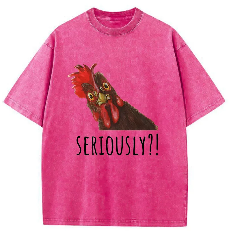 Tokyo-Tiger Questions From The Chicken Washed T-Shirt