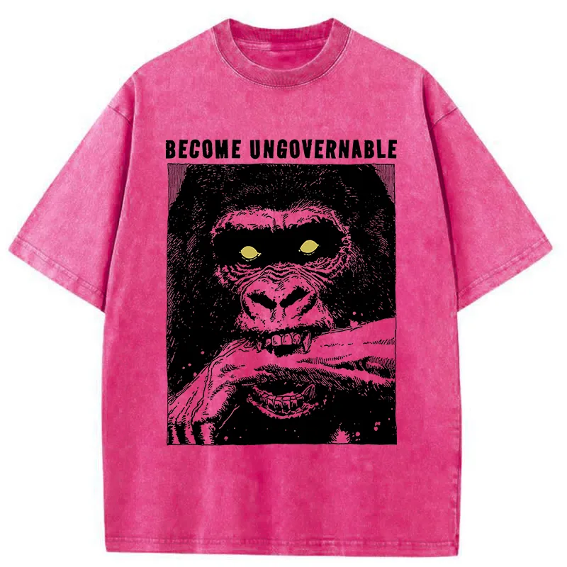 Tokyo-Tiger Uncontrollable Gorilla Washed T-Shirt