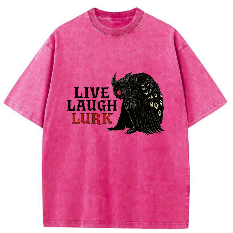 Tokyo-Tiger Mothman In The Shadows Washed T-Shirt