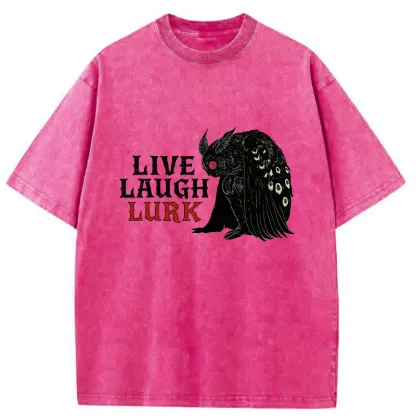 Tokyo-Tiger Mothman In The Shadows Washed T-Shirt