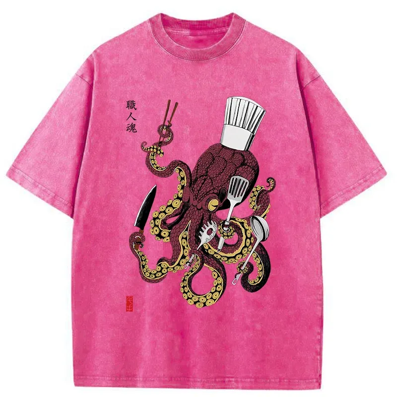 Tokyo-Tiger Rockbell Automail Japanese Washed T-Shirt Sale