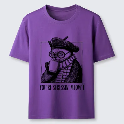 Tokyo-Tiger Cat Café：Sip, Don’t Stress Classic T-Shirt