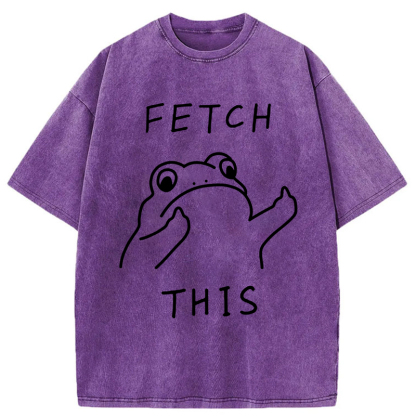 Tokyo-Tiger Fetch This Frog Washed T-Shirt