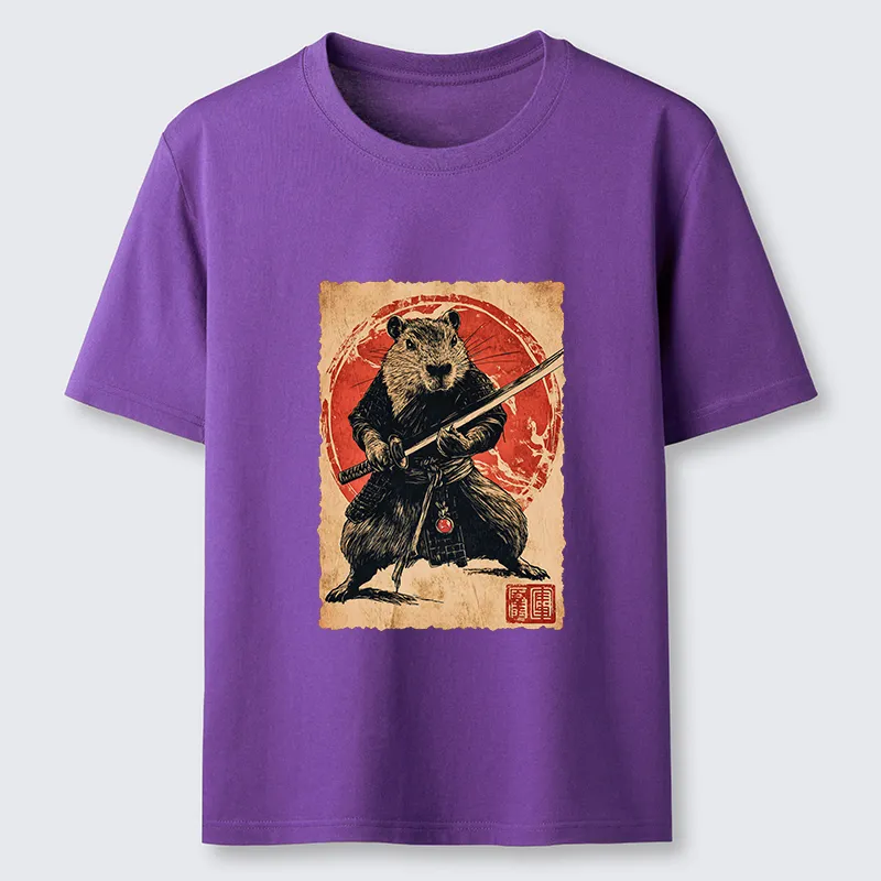 Tokyo-Tiger Samurai Capybara Japan Classic T-Shirt