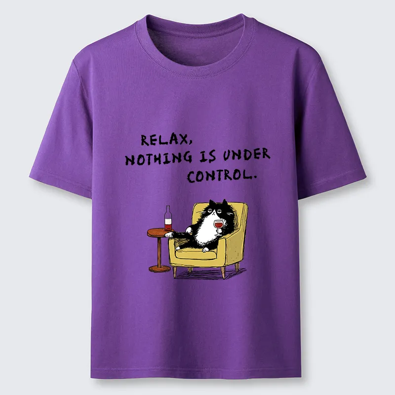 Tokyo-Tiger Unavailable Cat: Nothing Is Under Control Classic T-Shirt
