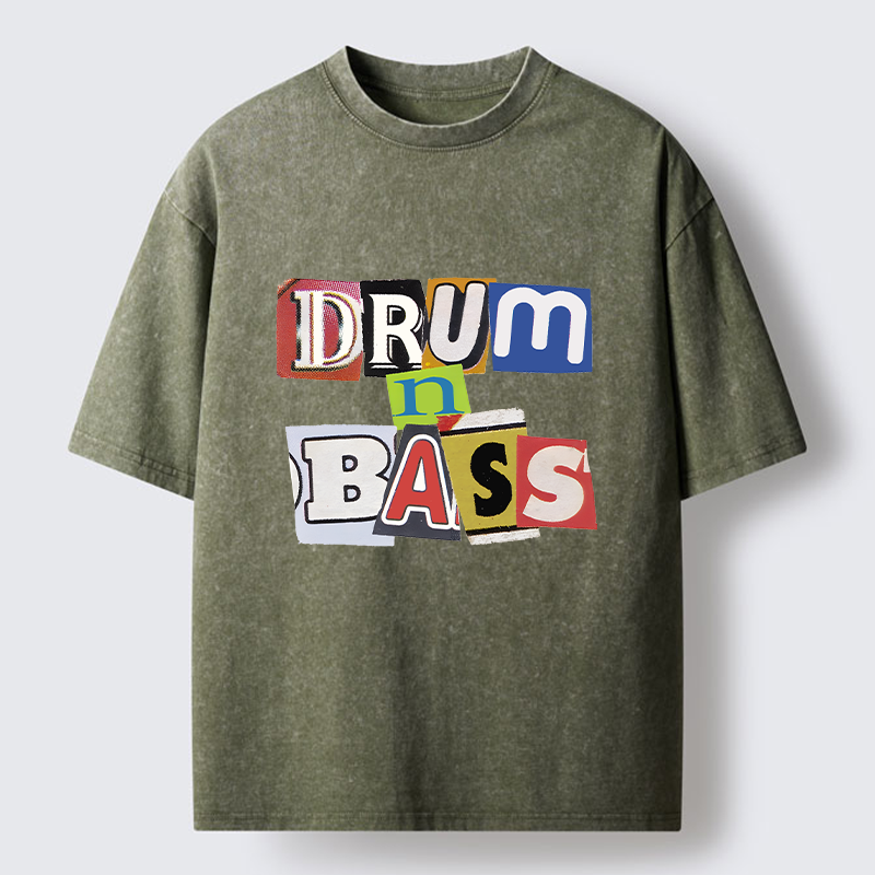 Tokyo-Tiger Drum n Bass Washed T-Shirt