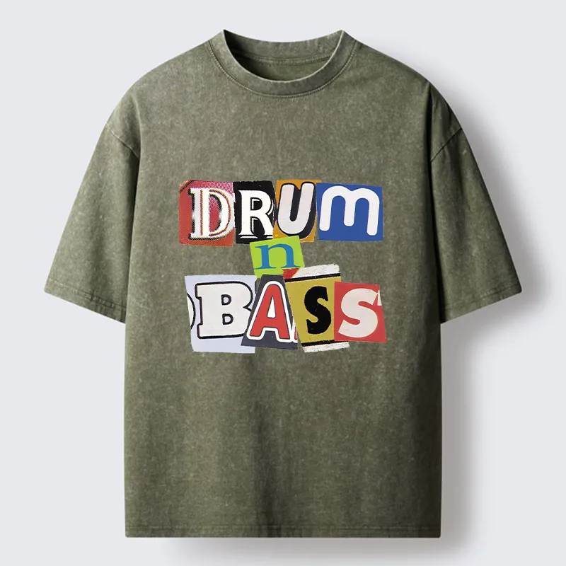Tokyo-Tiger Drum n Bass Washed T-Shirt