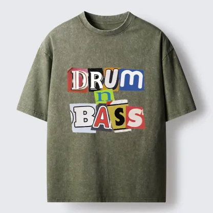 Tokyo-Tiger Drum n Bass Washed T-Shirt