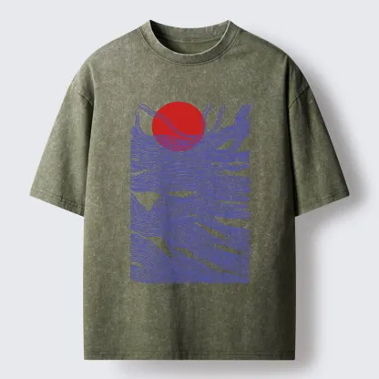 Tokyo-Tiger Branches And The Sun Washed T-Shirt