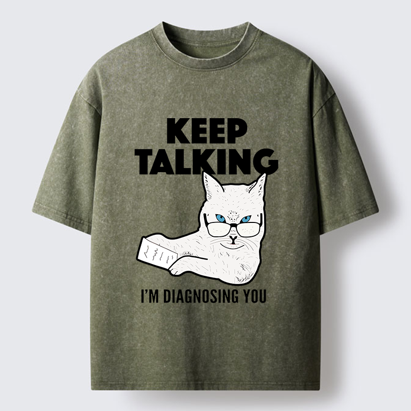 Tokyo-Tiger Diagnosing Your Problem Now Washed T-Shirt