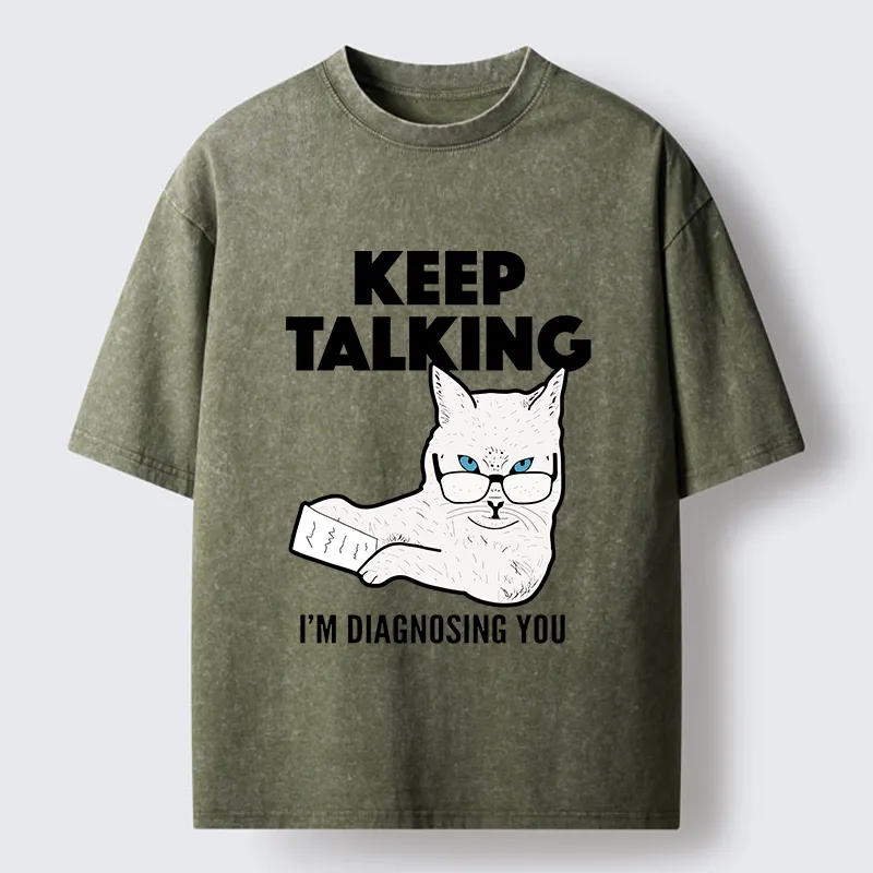 Tokyo-Tiger Diagnosing Your Problem Now Washed T-Shirt