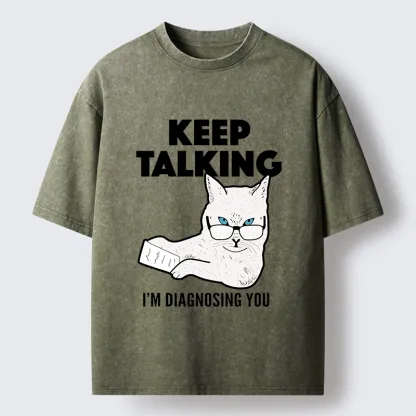 Tokyo-Tiger Diagnosing Your Problem Now Washed T-Shirt