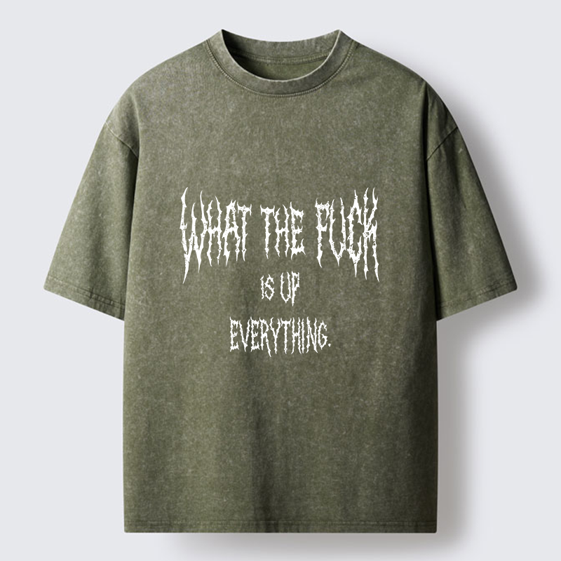 Tokyo-Tiger Rebel Against Everything Washed T-Shirt