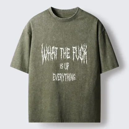 Tokyo-Tiger Rebel Against Everything Washed T-Shirt