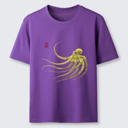 Tokyo-Tiger Retro Octopus Japanese Classic T-Shirt