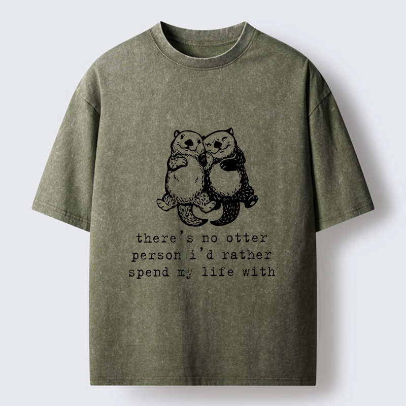 Tokyo-Tiger I Want To Spend My Life With You Washed T-Shirt