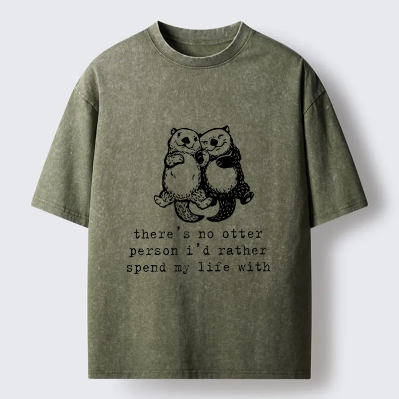 Tokyo-Tiger I Want To Spend My Life With You Washed T-Shirt
