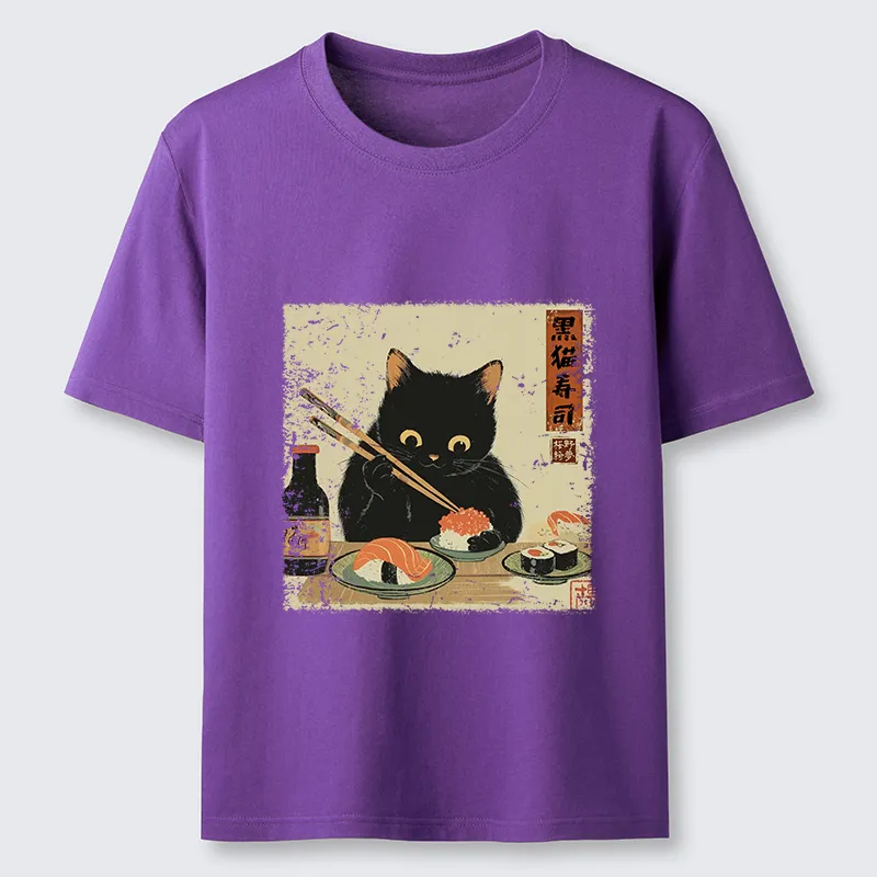 Tokyo-Tiger Meow Sushi Time Classic T-Shirt
