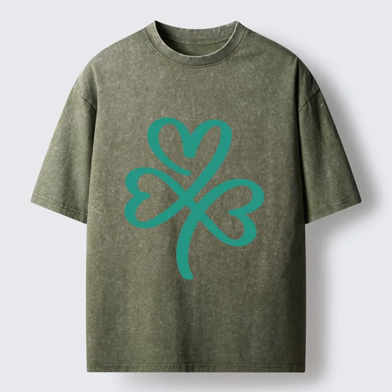 Tokyo-Tiger St. Patrick's Day Minimalist Washed T-Shirt