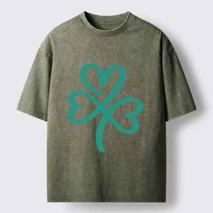 Tokyo-Tiger St. Patrick's Day Minimalist Washed T-Shirt