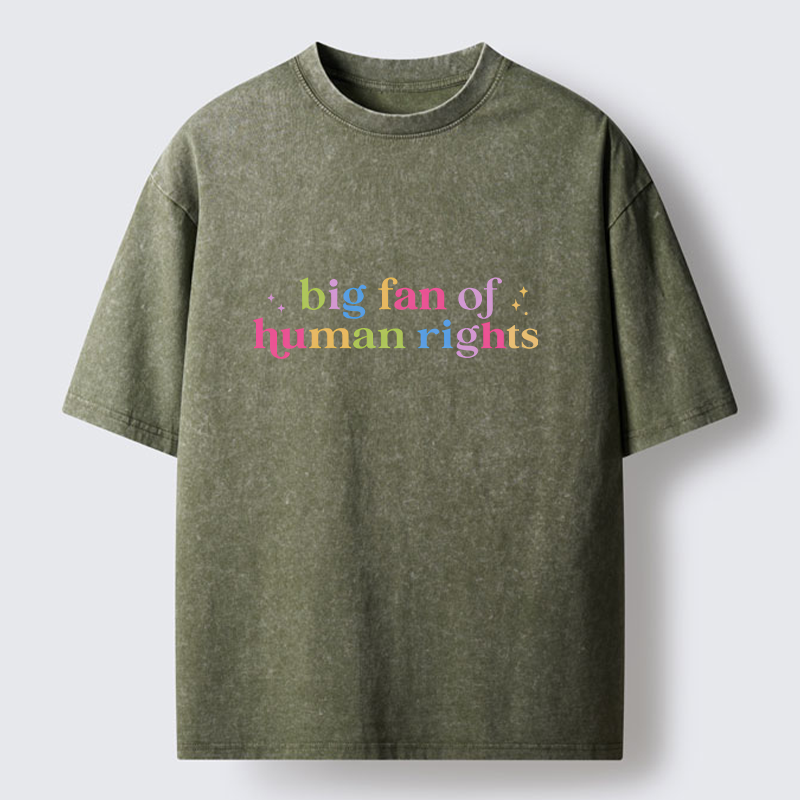 Tokyo-Tiger Human Right Washed T-Shirt