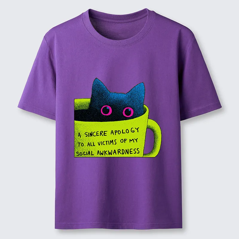 Tokyo-Tiger Social Awkward Cat Classic T-Shirt