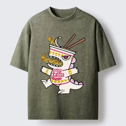 Tokyo-Tiger Ramenzilla Washed T-Shirt