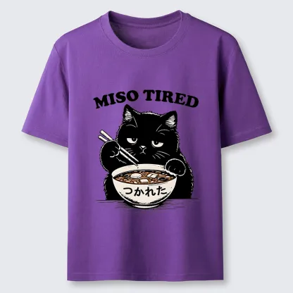 Tokyo-Tiger I Am So Tired Cat Classic T-Shirt
