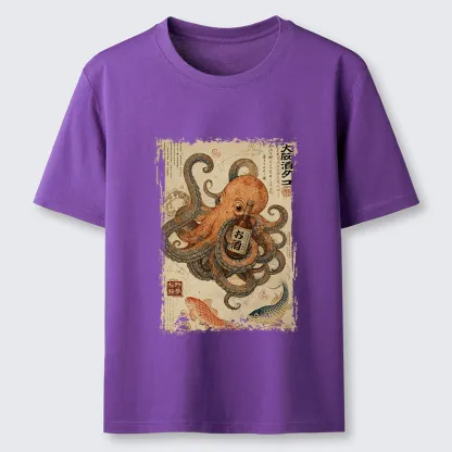 Tokyo-Tiger Osaka Sake & Octopus Classic T-Shirt