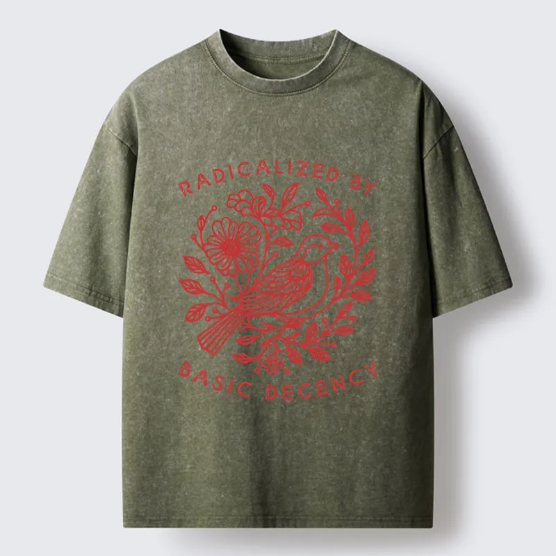 Tokyo-Tiger Pigeon That Was Moved Washed T-Shirt