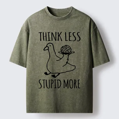 Tokyo-Tiger Foolish Goose Is Even More Foolish Washed T-Shirt