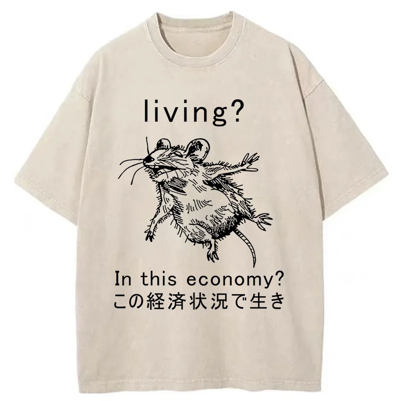 Tokyo-Tiger Dying Rat Japanese Washed T-Shirt