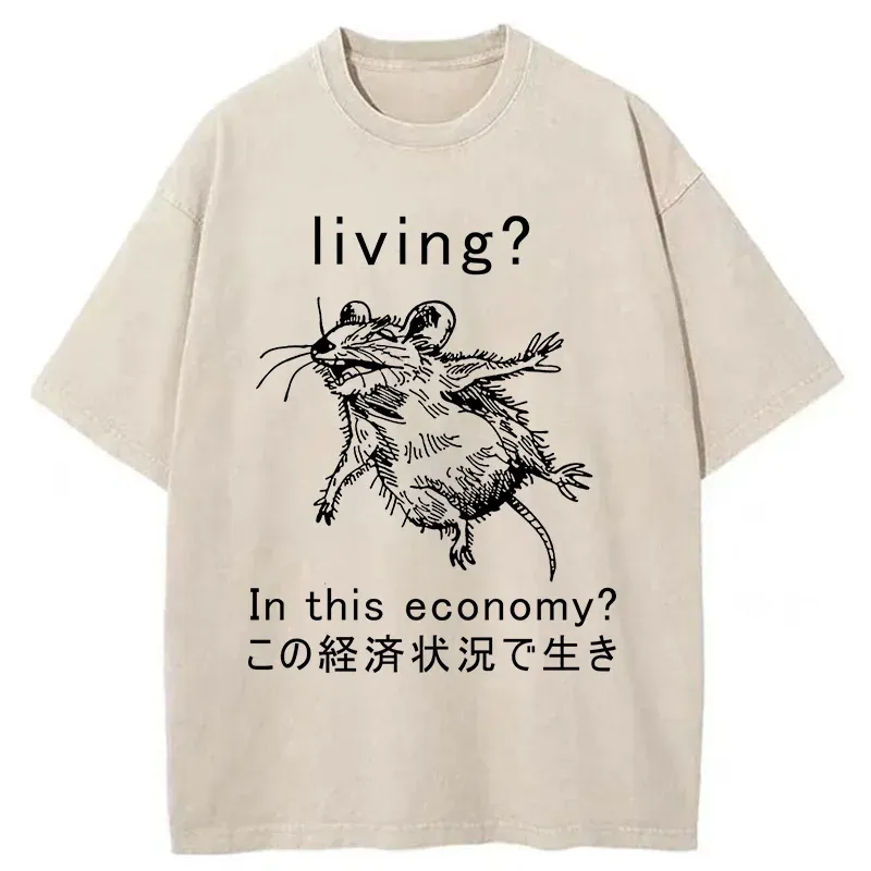 Tokyo-Tiger Dying Rat Japanese Washed T-Shirt