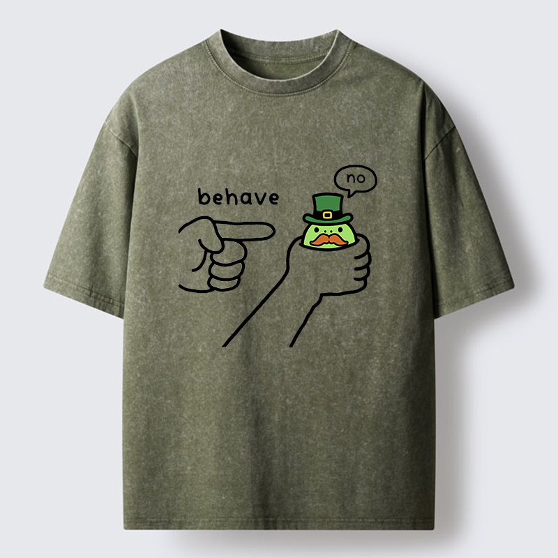 Tokyo-Tiger St. Patrick's Day Pranks Washed T-Shirt